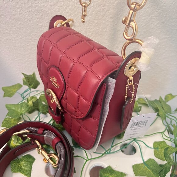 coach c7838 Kleo 17 shoulder crossbody with quilting - Picture 3 of 10